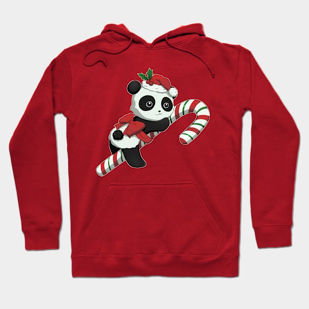 Christmas Panda Hoodie by Mellerz